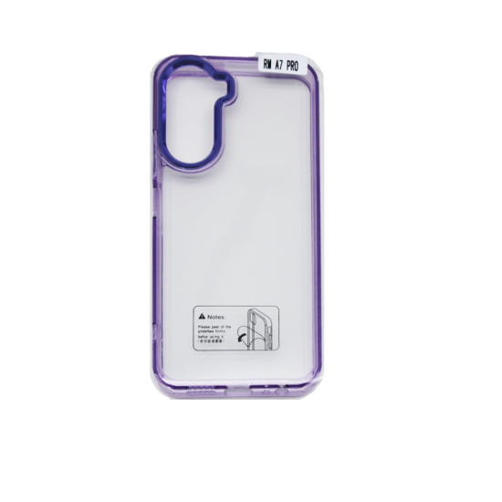 Capa Duro Designer Transparente Para Xiaomi Redmi A7 Pro Roxo